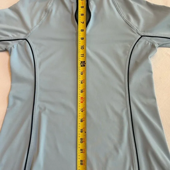 PETER MILLAR Women's  UPF 50+ Sun Protection 1/4 Zip Pullover XS Navy Blue Golf - Picture 12 of 16